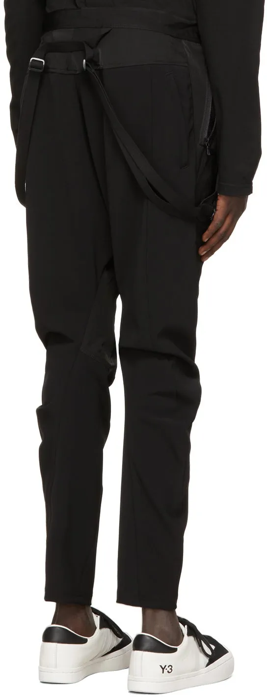 Julius Black Slim Strap Trousers