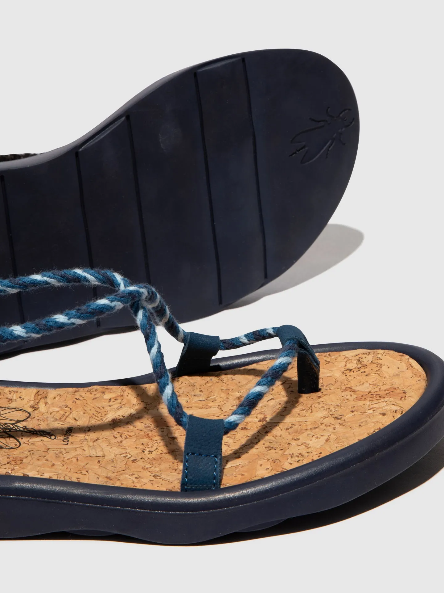 Lace-up Sandals TACE874FLY BLUE