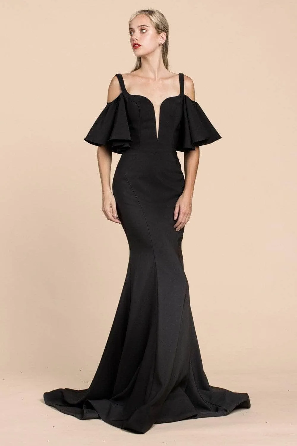 Ladivine A0079 - Off-Shoulder Mermaid Formal Gown