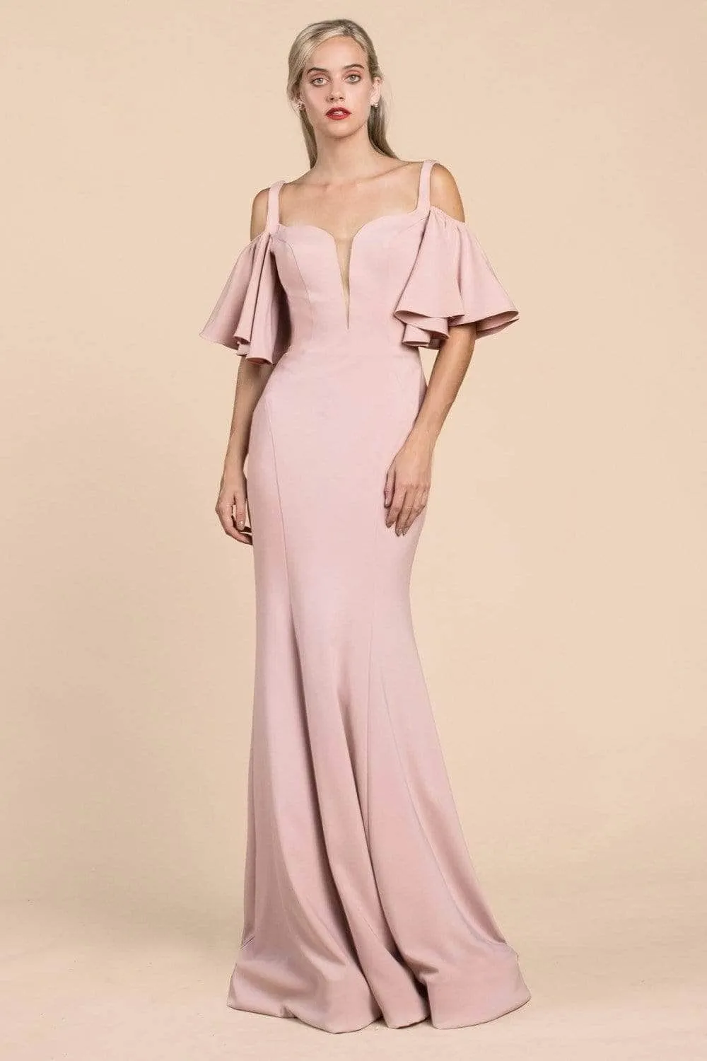 Ladivine A0079 - Off-Shoulder Mermaid Formal Gown