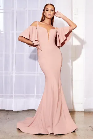 Ladivine A0079 - Off-Shoulder Mermaid Formal Gown