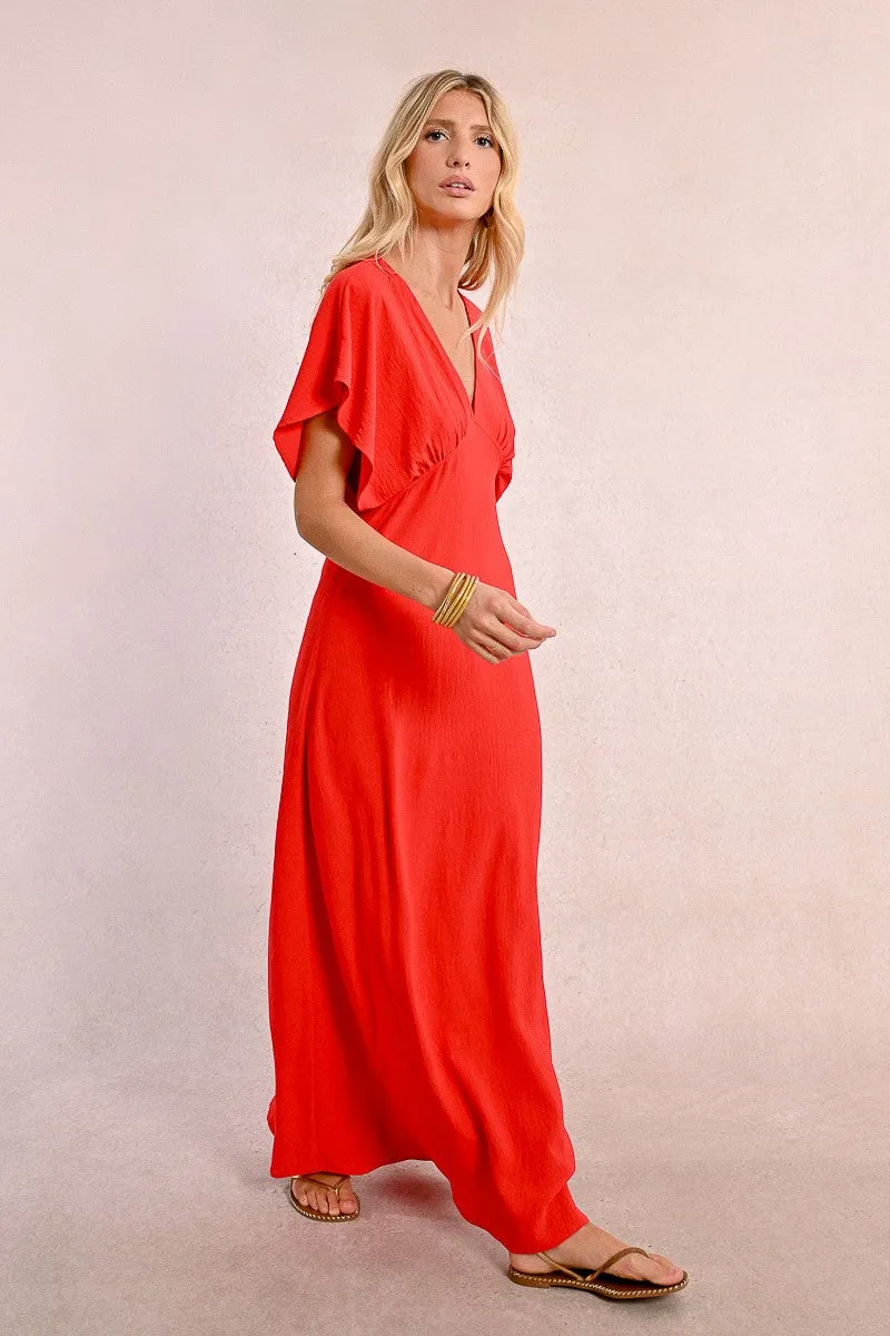 Long Dress in Red