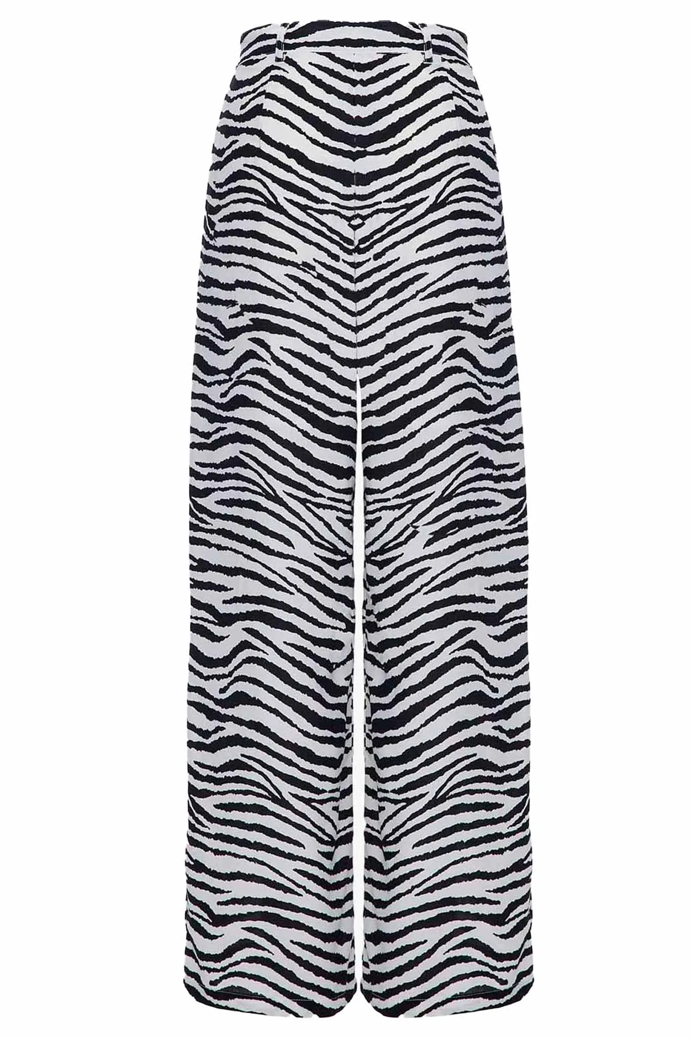 LOOSE FIT TROUSERS WITH ZEBRA PRINT