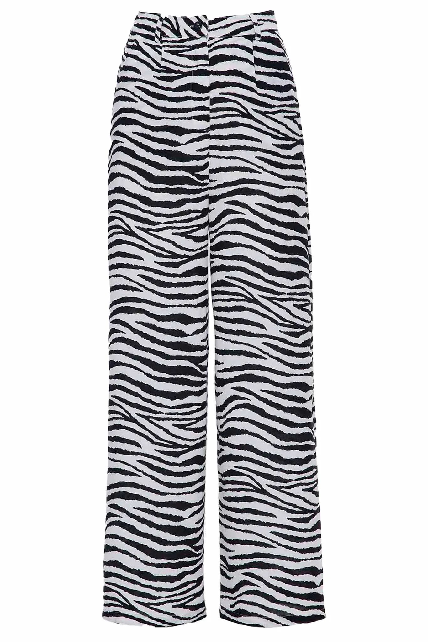 LOOSE FIT TROUSERS WITH ZEBRA PRINT
