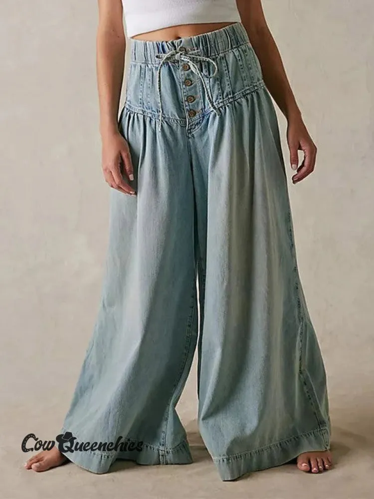 Loose Fit Wide-Leg Jeans