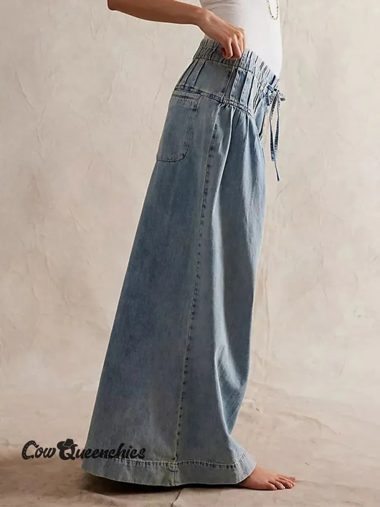 Loose Fit Wide-Leg Jeans