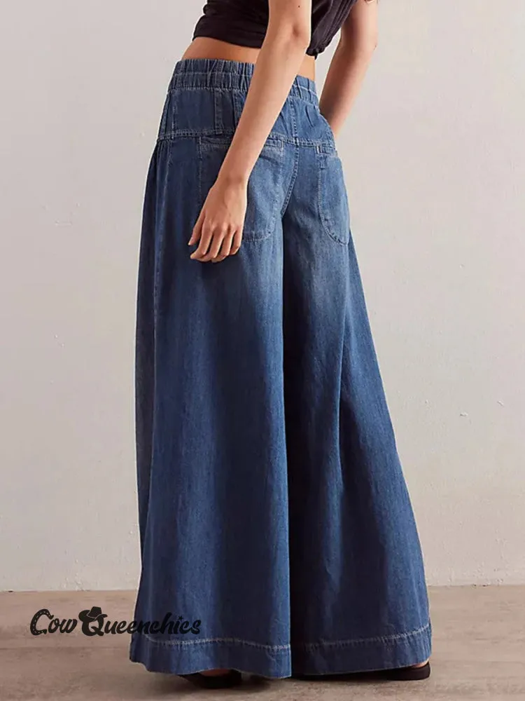 Loose Fit Wide-Leg Jeans