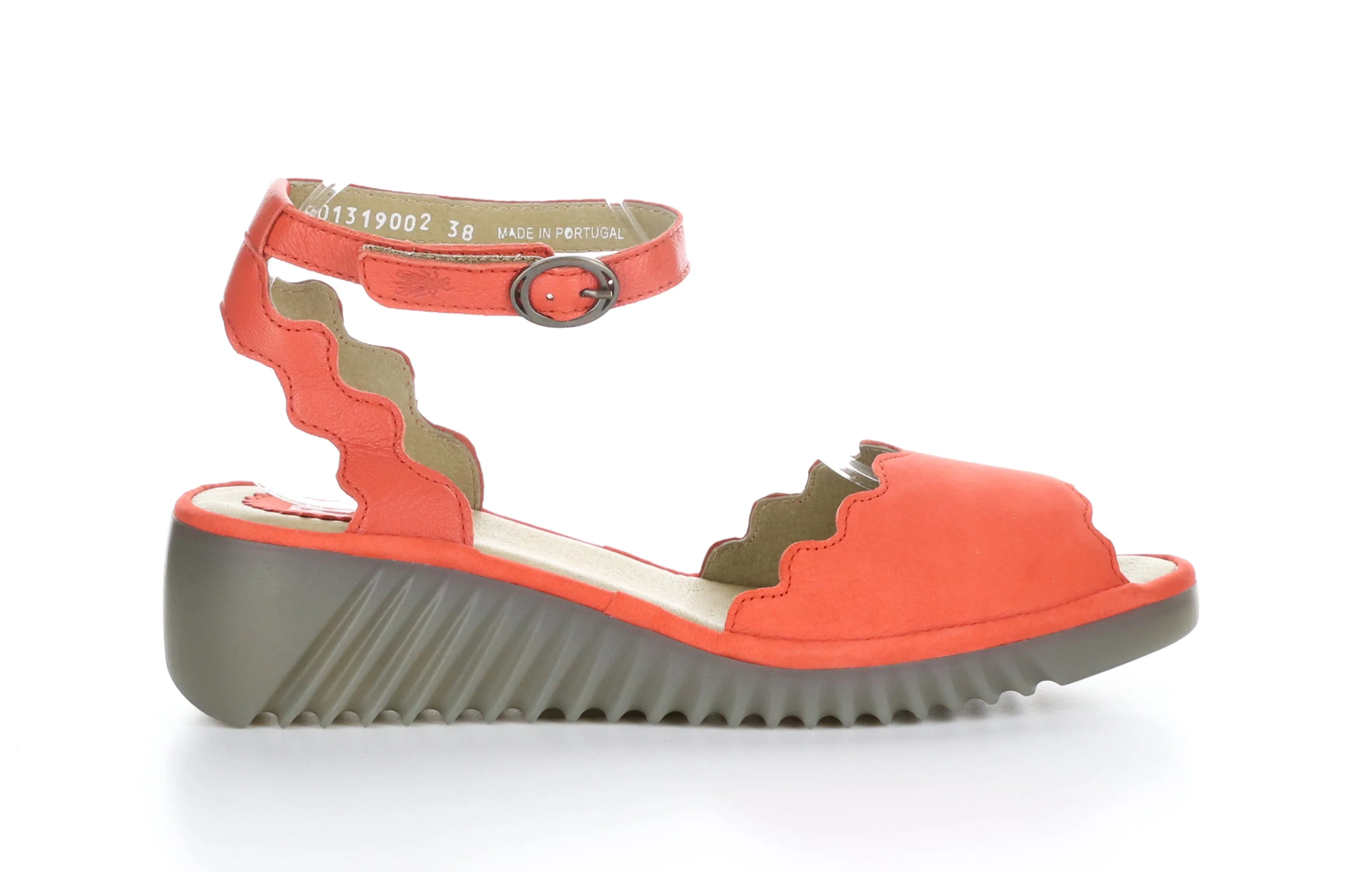 LUME319FLY Cupido/Mousse  Devil Red Ankle Strap Sandals