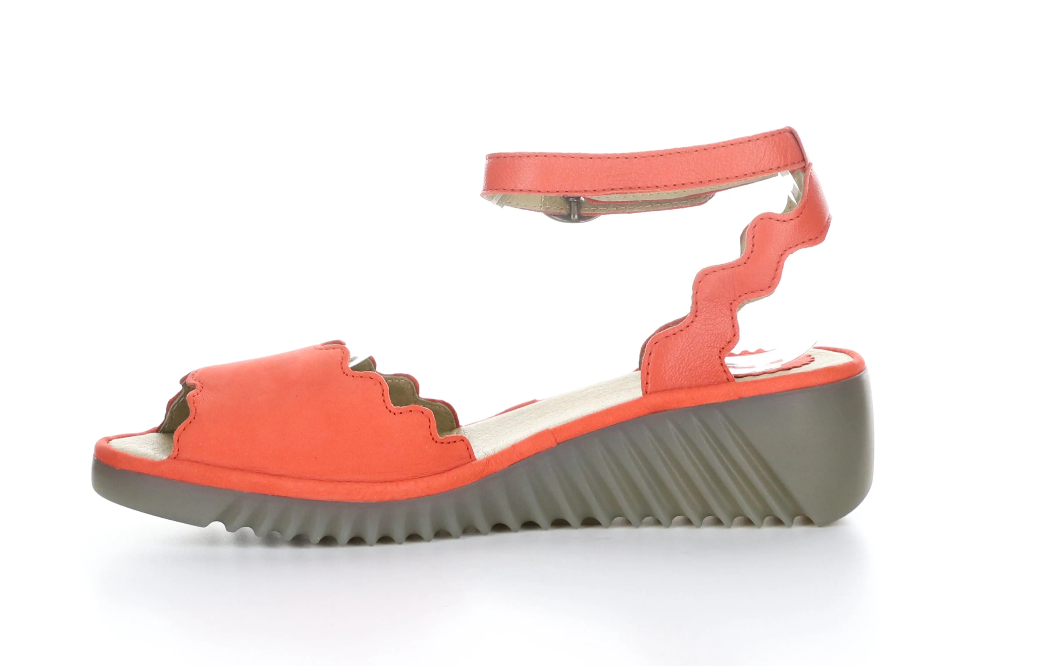 LUME319FLY Cupido/Mousse  Devil Red Ankle Strap Sandals