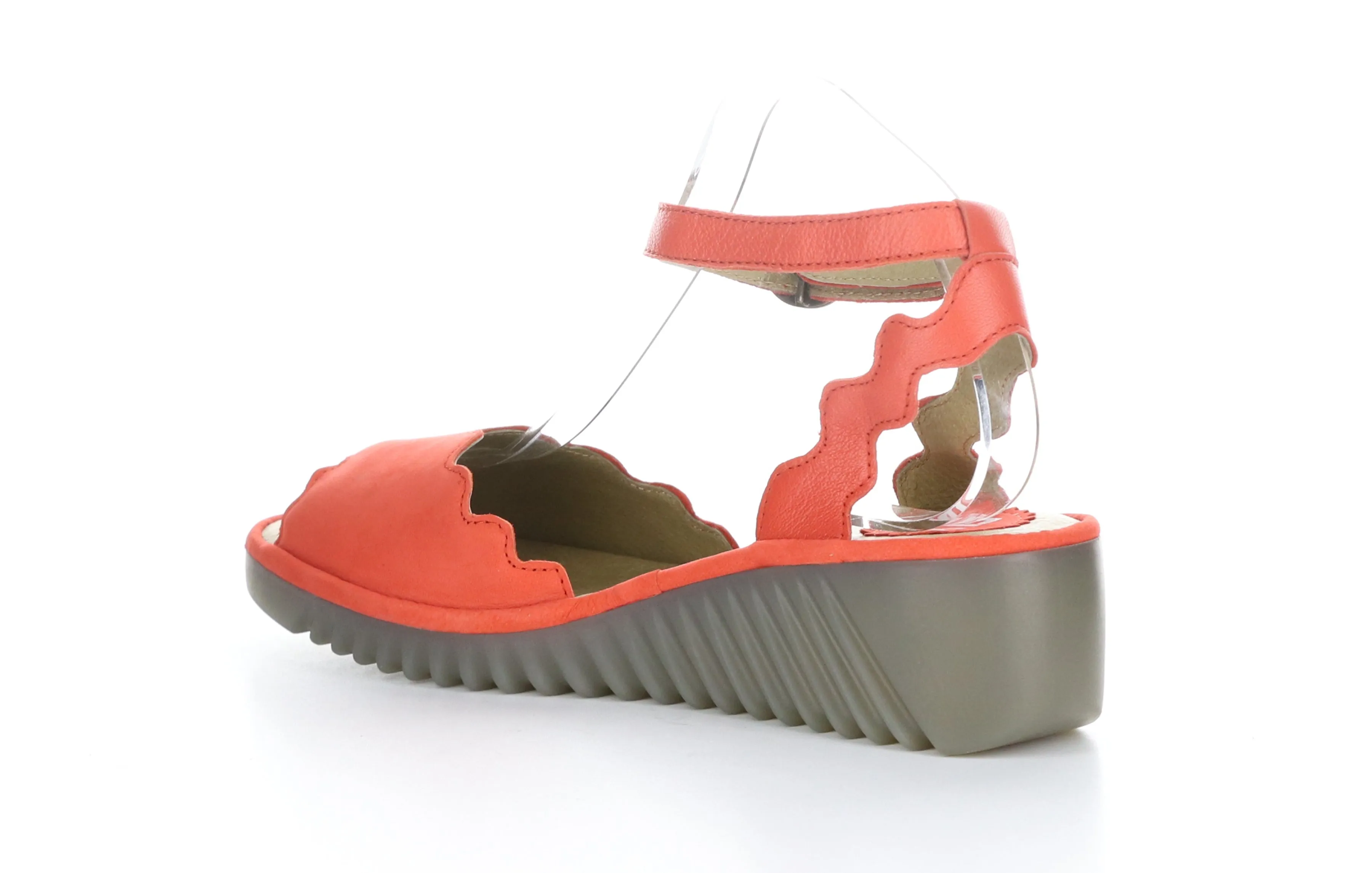 LUME319FLY Cupido/Mousse  Devil Red Ankle Strap Sandals