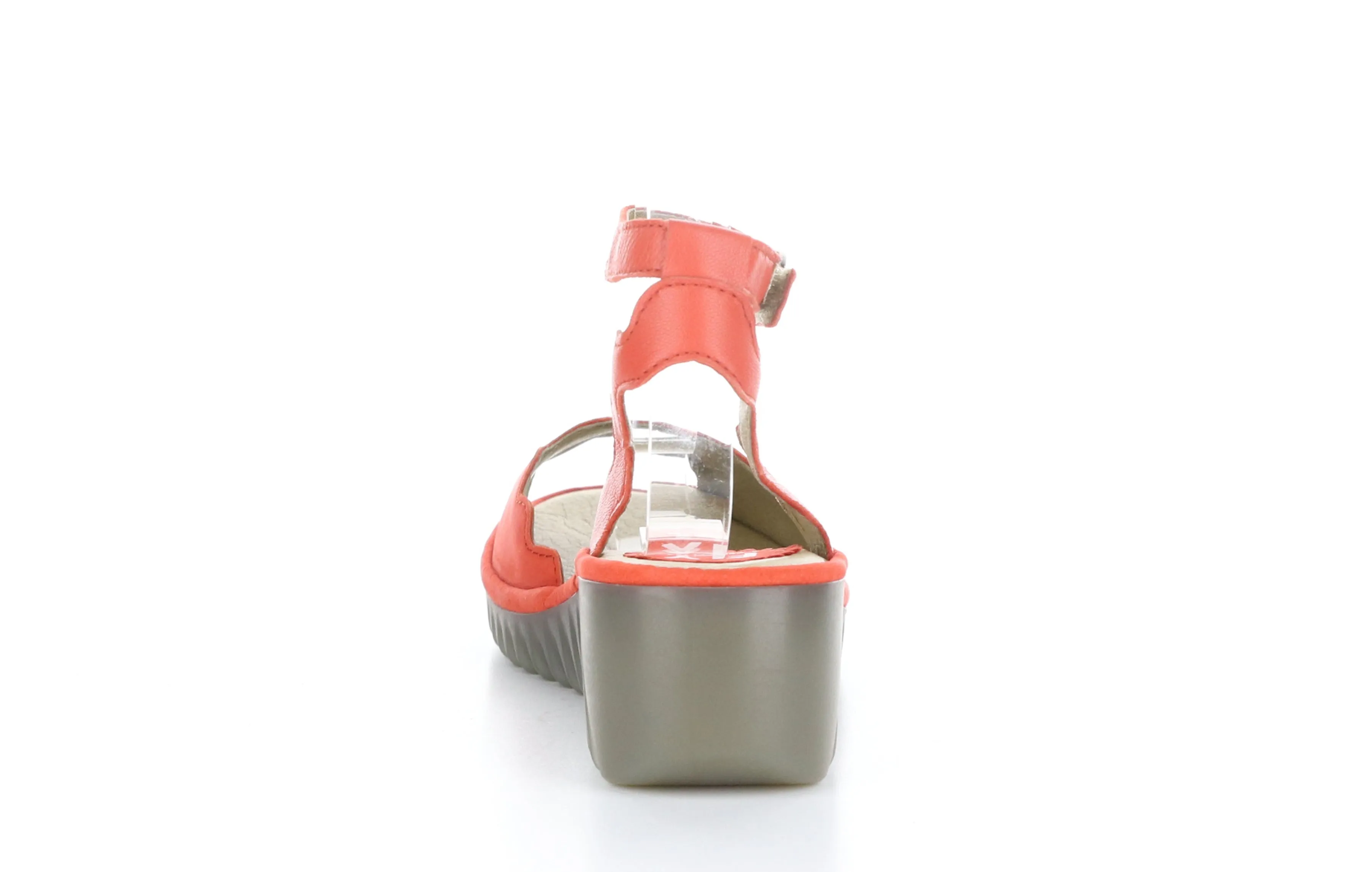 LUME319FLY Cupido/Mousse  Devil Red Ankle Strap Sandals