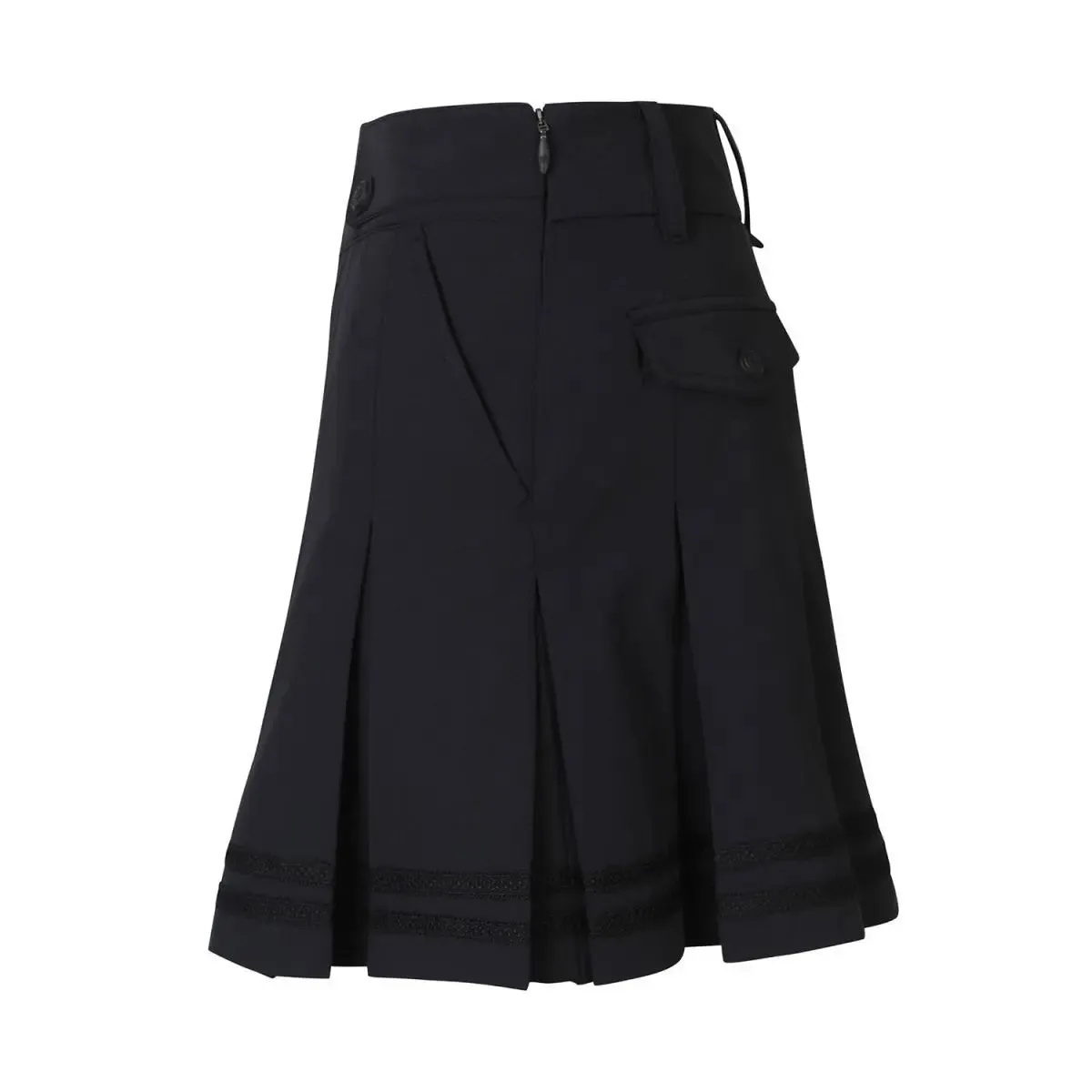 LVSANW ST ANDREWS 2025 New Women's Golf Clothing Fashion Versatile High Waist Belt Anti-light Pleated Skirt