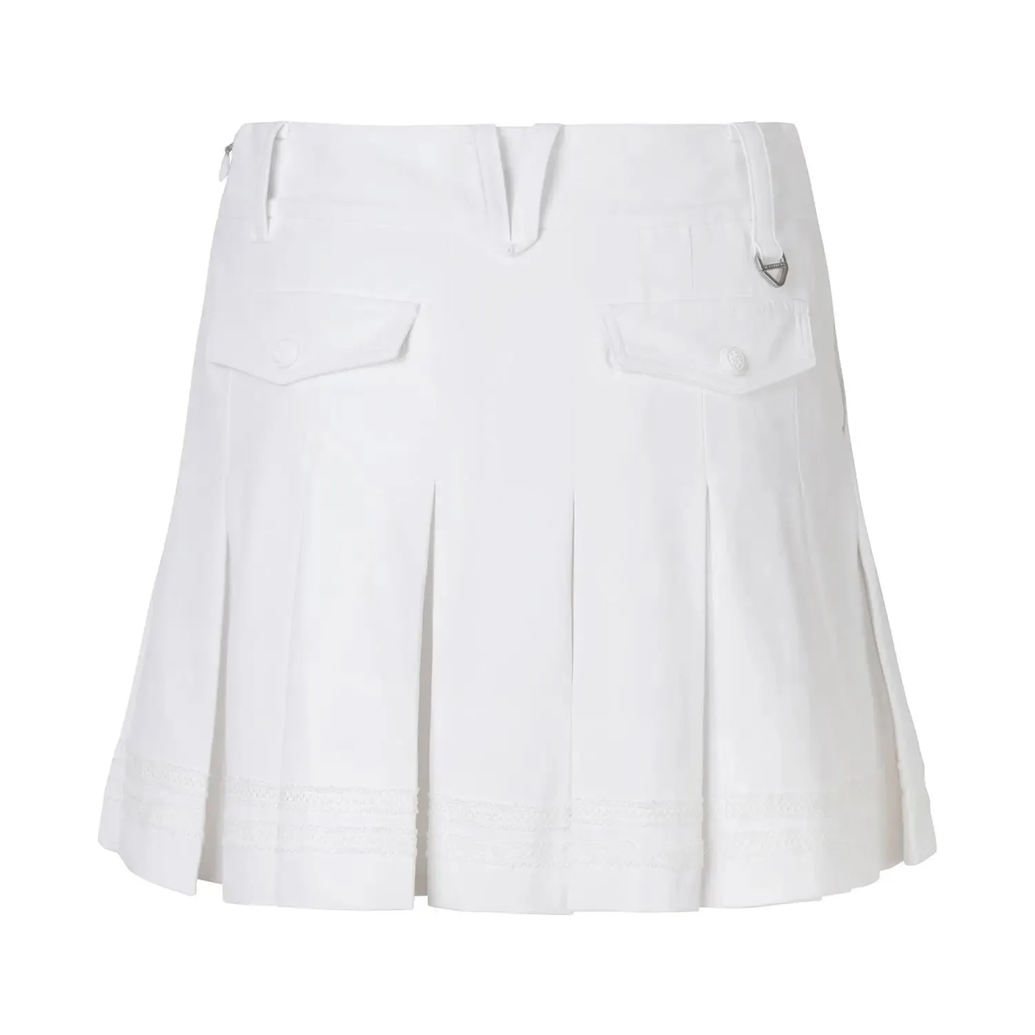 LVSANW ST ANDREWS 2025 New Women's Golf Clothing Fashion Versatile High Waist Belt Anti-light Pleated Skirt