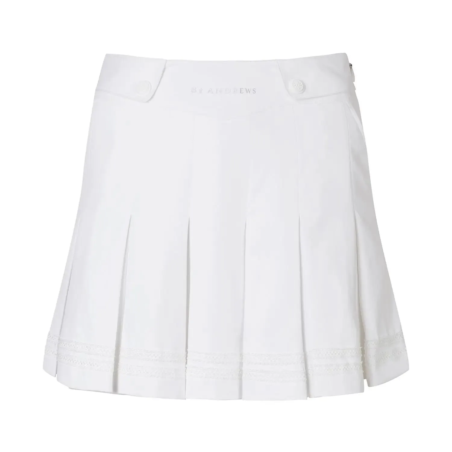 LVSANW ST ANDREWS 2025 New Women's Golf Clothing Fashion Versatile High Waist Belt Anti-light Pleated Skirt