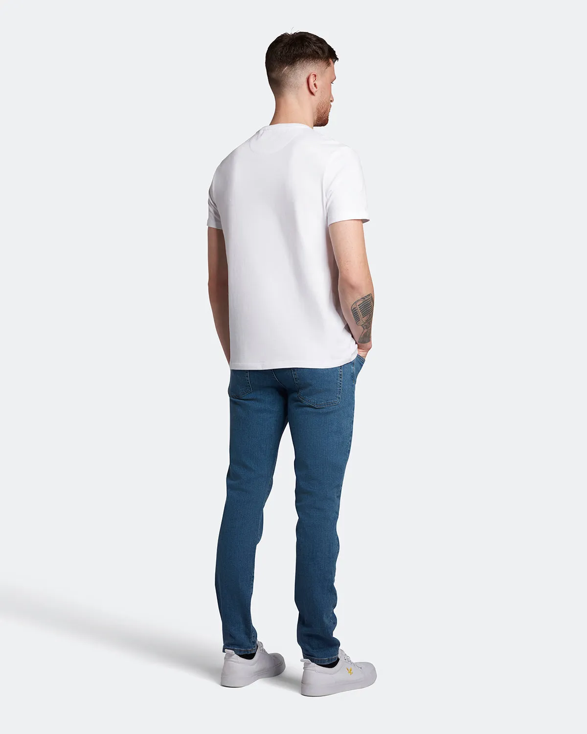 Lyle & Scott Slim Fit Jeans Mid Wash