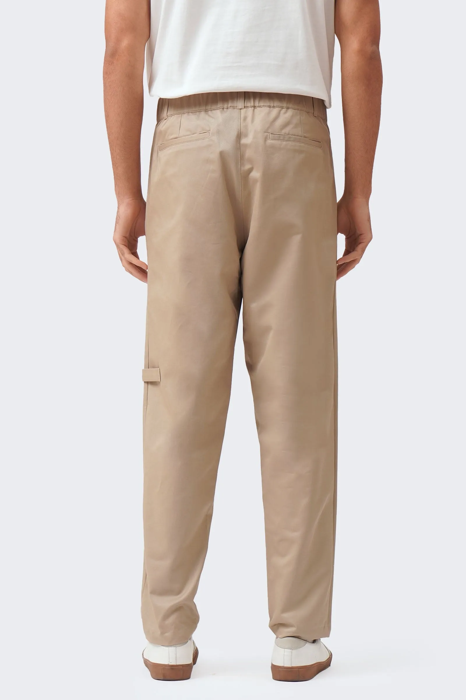 Men's Relaxed Fit Straight Cut Trousers