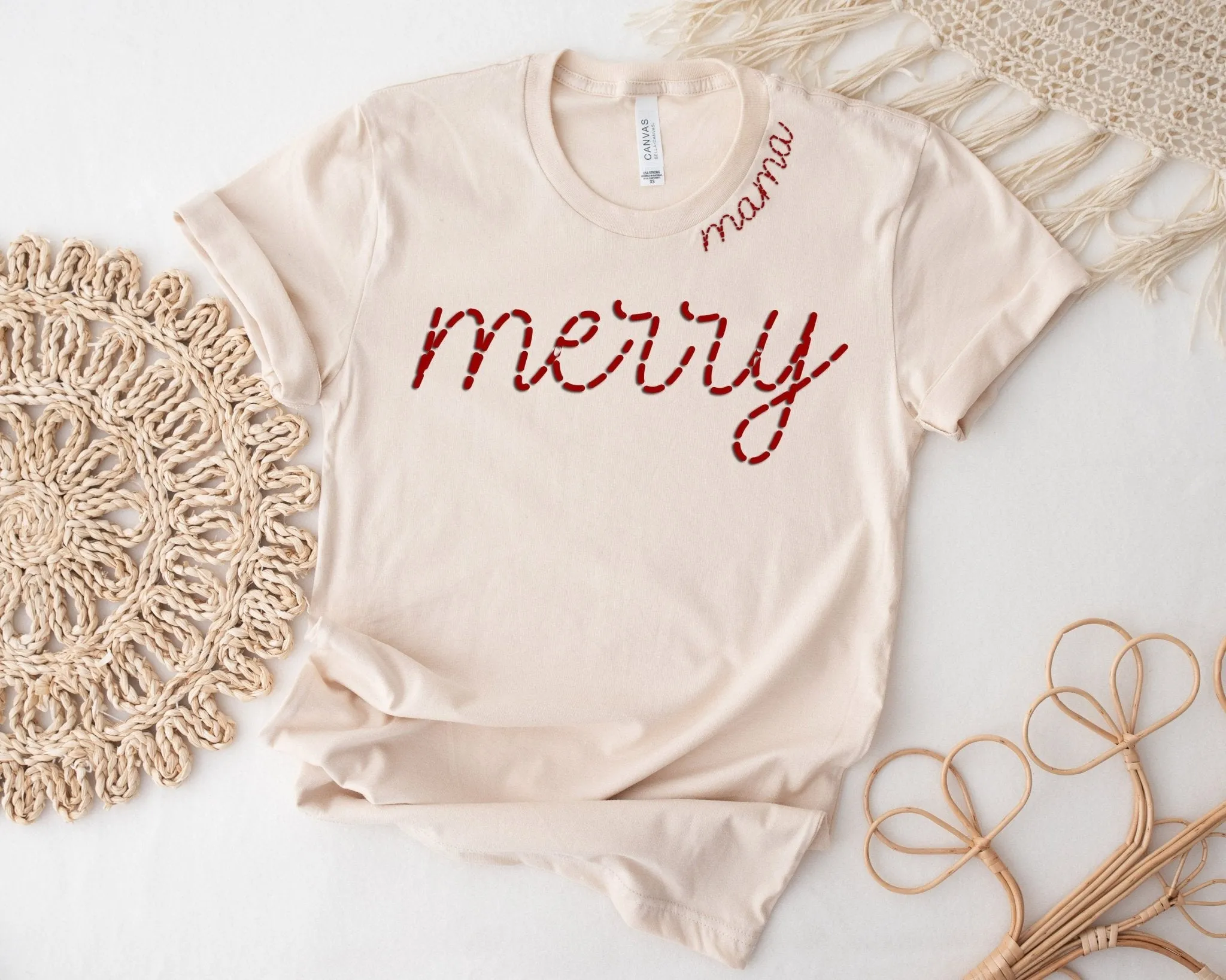 Merry Mommy and Me Christmas Sweatshirts