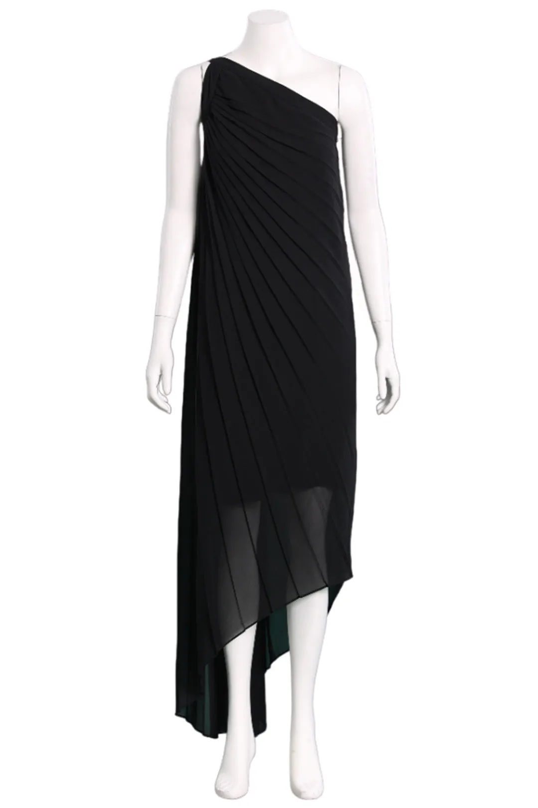 Off Shoulder Evening Dress in Black