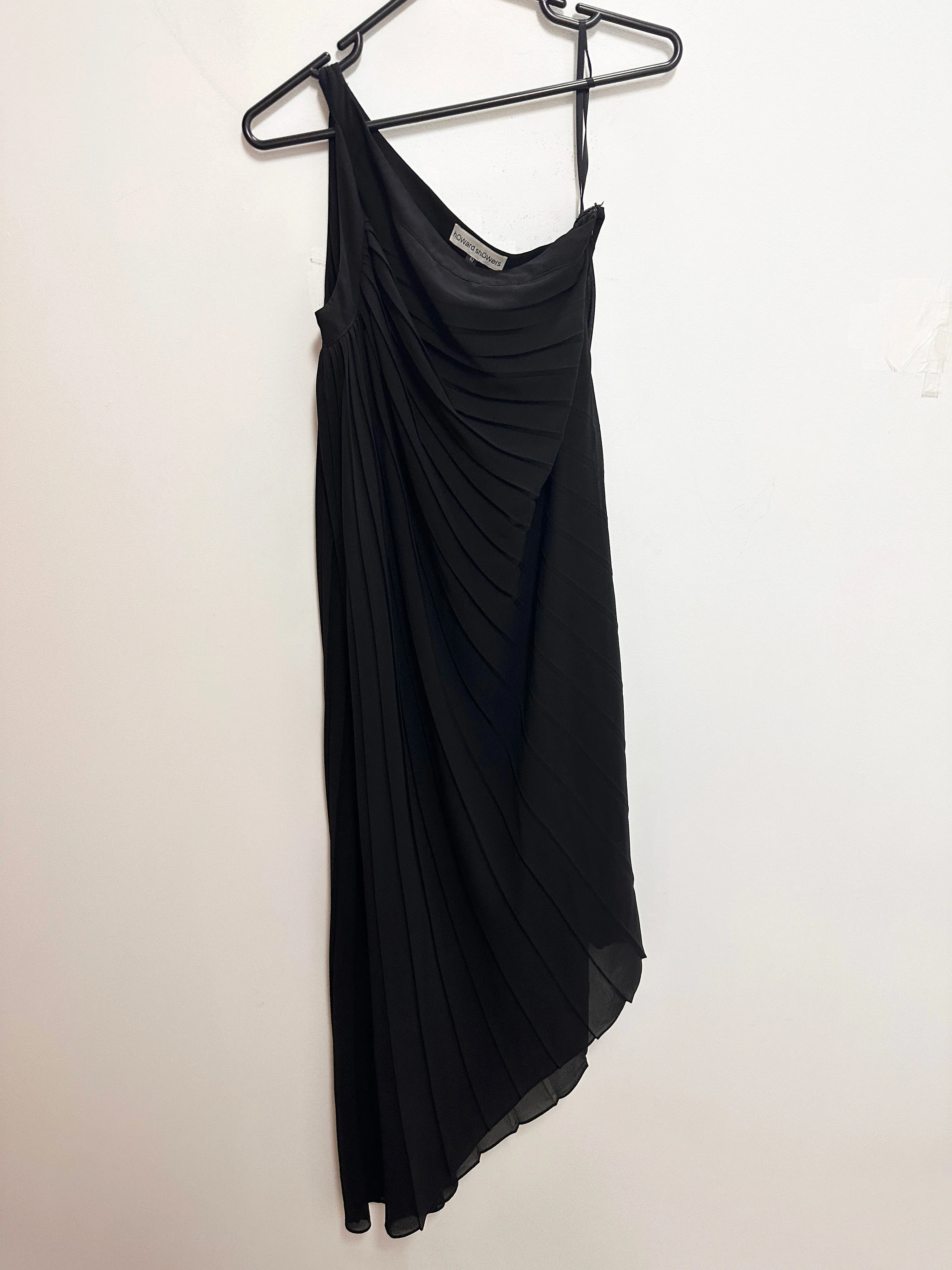Off Shoulder Evening Dress in Black