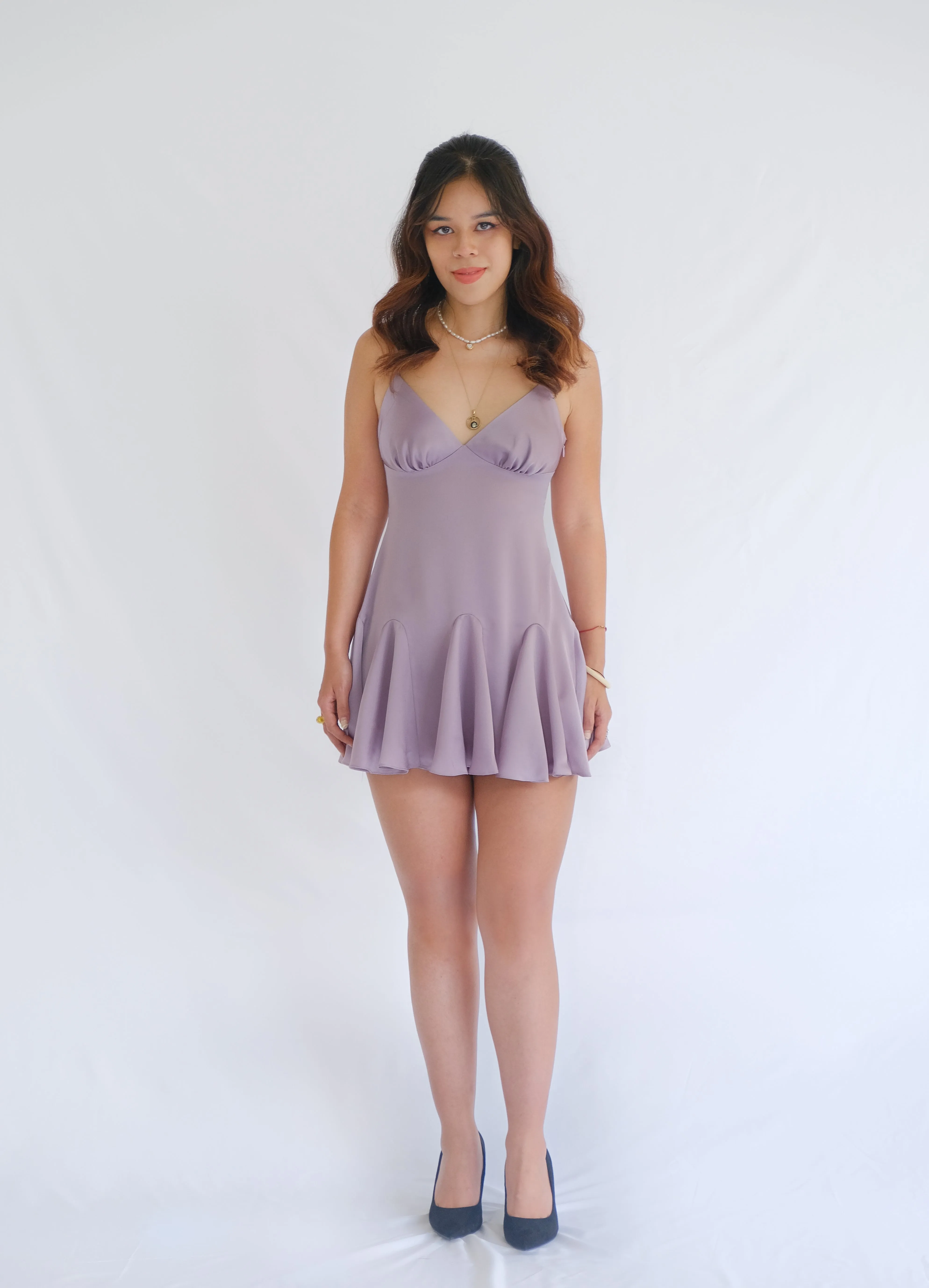 Olivia Silk Mini Dress