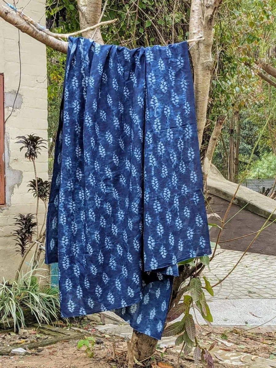 Organic Indigo Shibori Fabrics