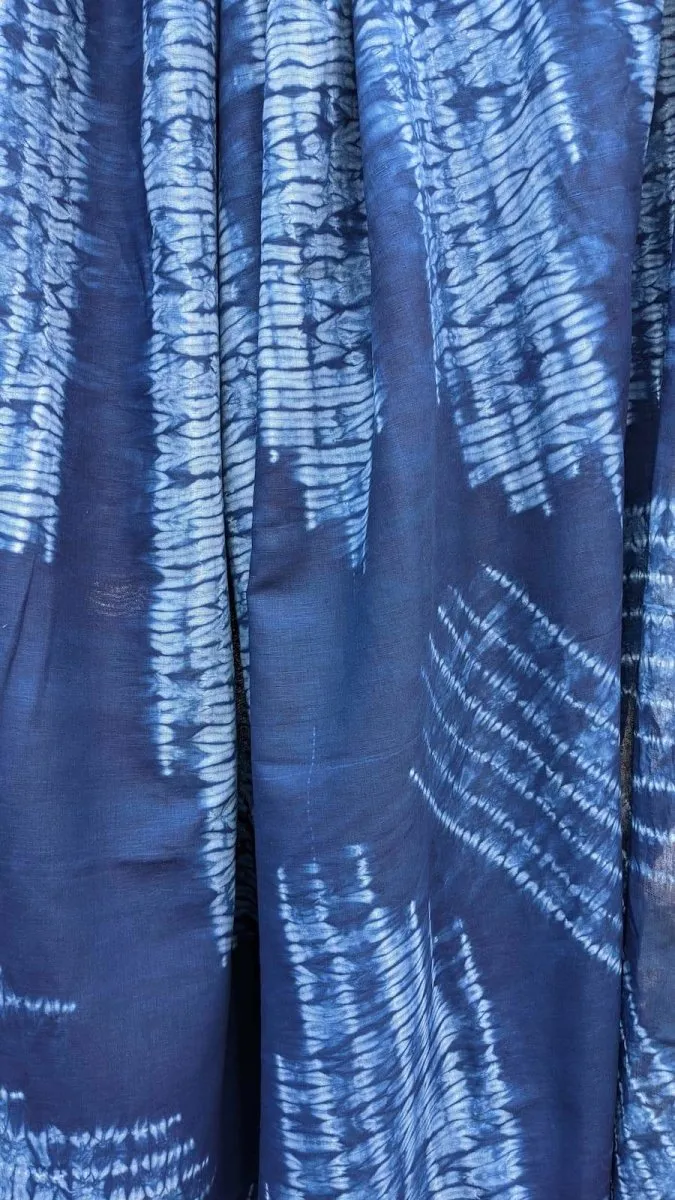 Organic Indigo Shibori Fabrics