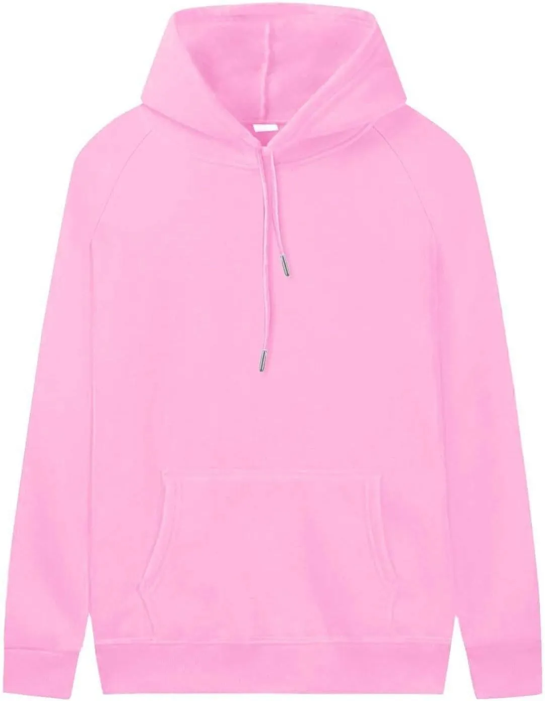 Oversized Hoodies for Women Trendy Drawstring Fleece Plain Comfy Hoodie Loose Fit Preppy Raglan Hooded Sweatshirt