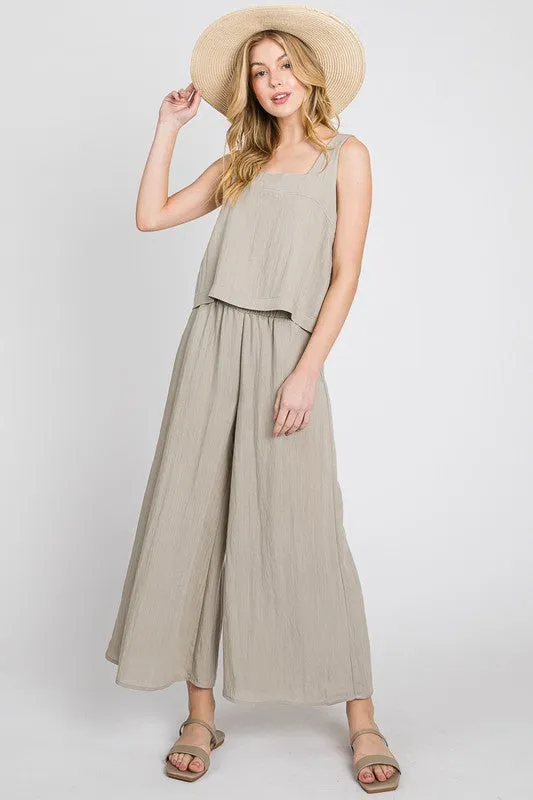 Pale Olive Loose Fit Pant