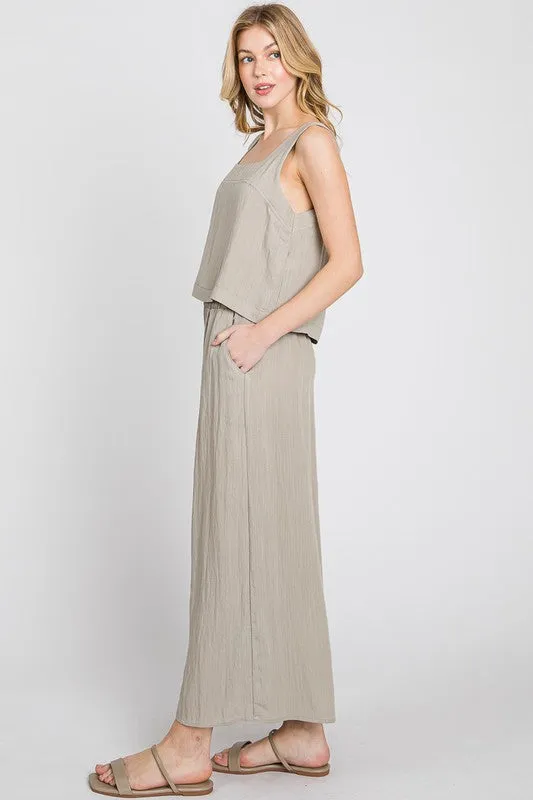 Pale Olive Loose Fit Pant