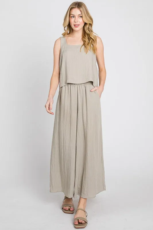 Pale Olive Loose Fit Pant