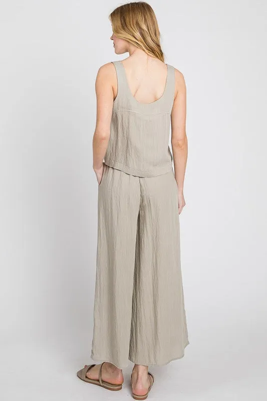 Pale Olive Loose Fit Pant