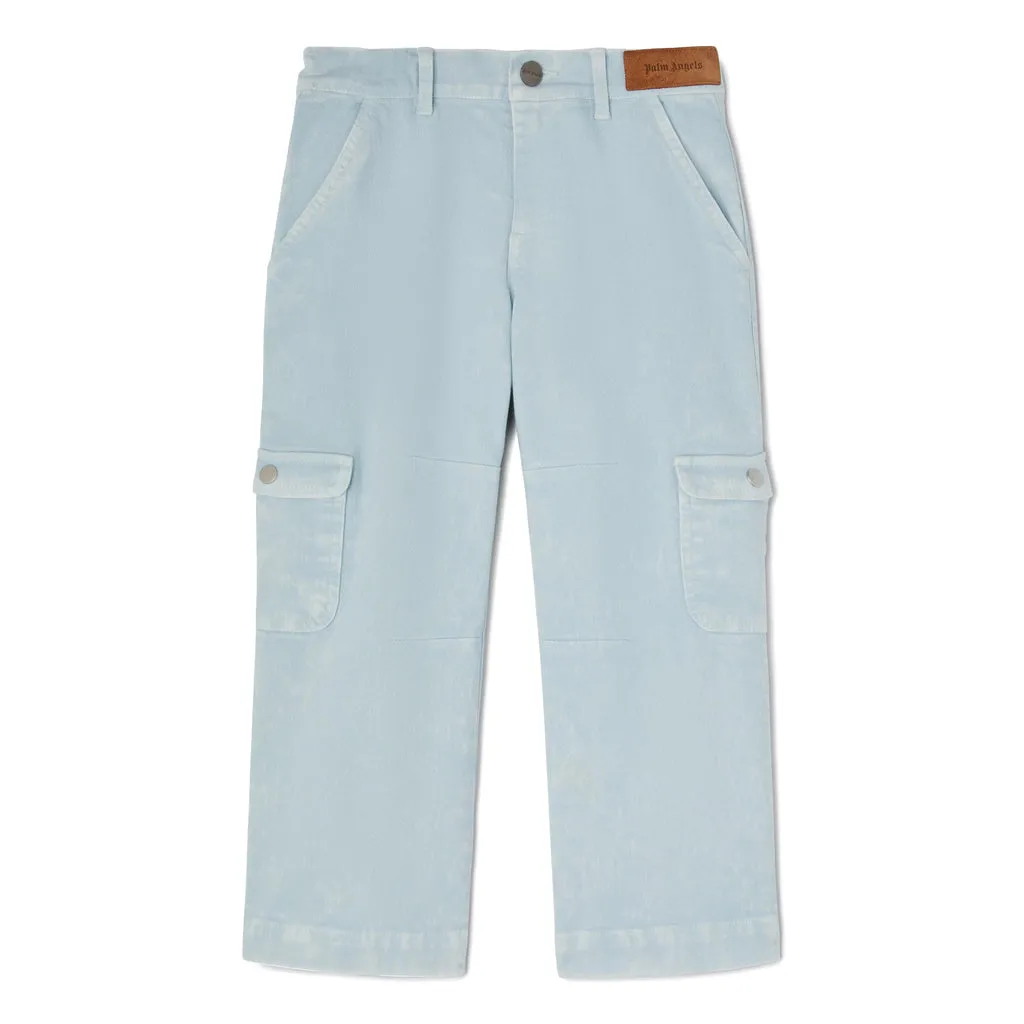 Palm Angels Kids Marble Treat Cargo Pants