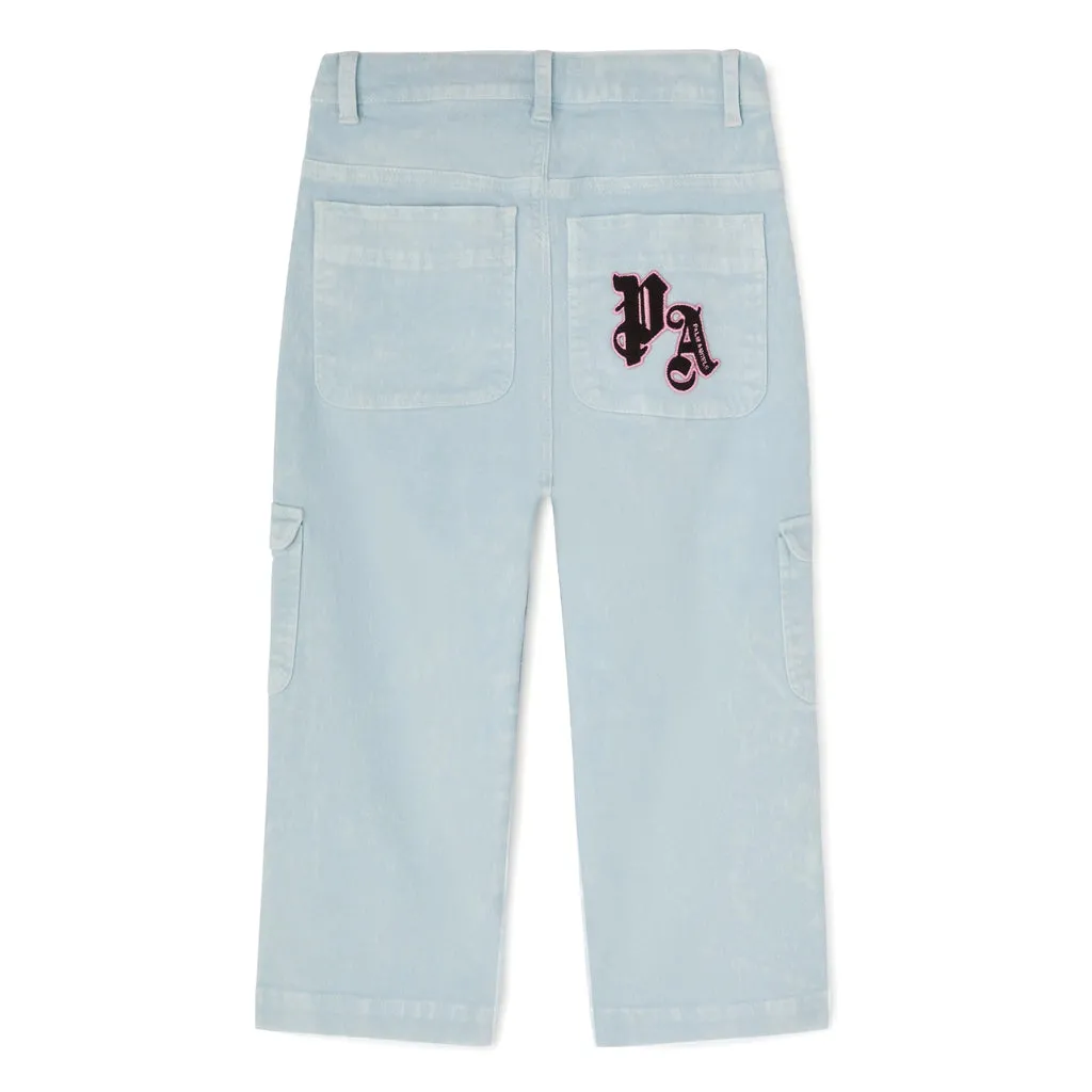Palm Angels Kids Marble Treat Cargo Pants