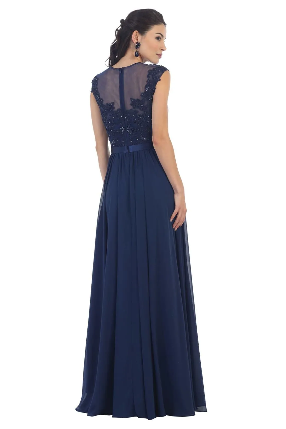 Purple Bridesmaid Dresses in Satin and Plus Size Gowns by MQ1428