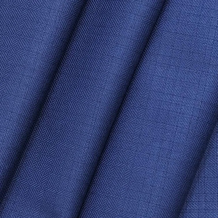 Raymond Poly Viscose Berry Blue Self Slub Blazer Fabric