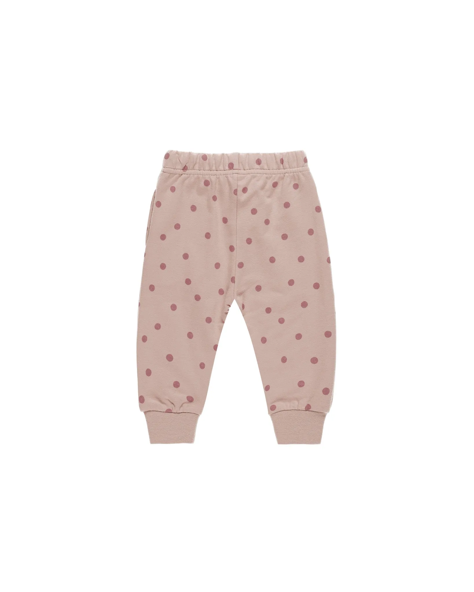 Relaxed Fleece Sweatpants - Polka Dots