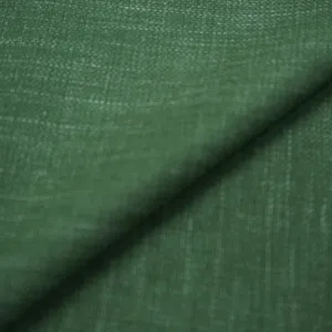Rich Green Textured Weave Dormeuil Sustainable Wool DorSilk Fabric