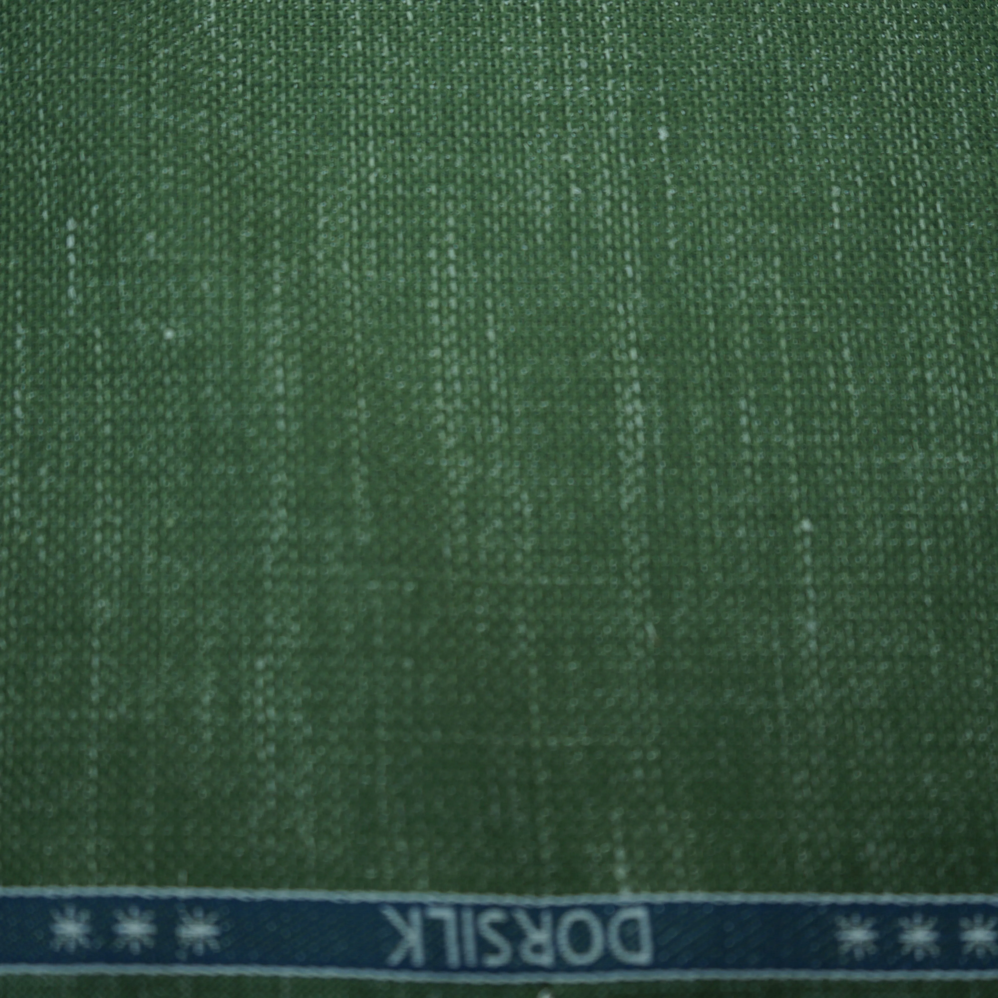 Rich Green Textured Weave Dormeuil Sustainable Wool DorSilk Fabric