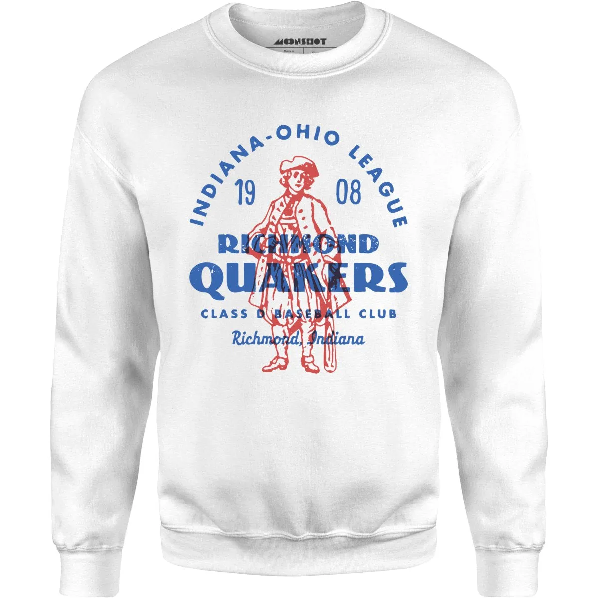 Richmond Quakers - Indiana - Vintage Defunct Baseball Teams - Unisex Sweatshirt