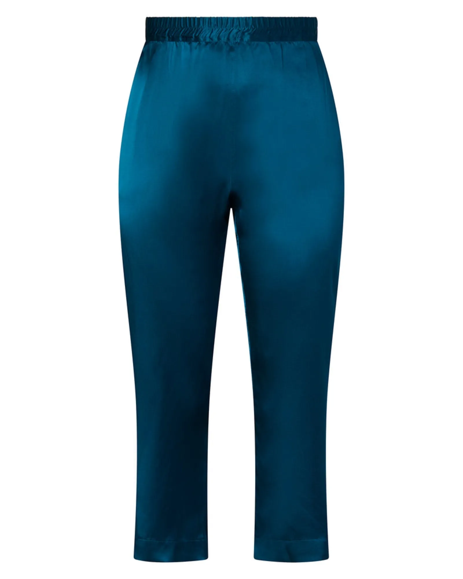 Satin Icon Track Pant | Teal Blue
