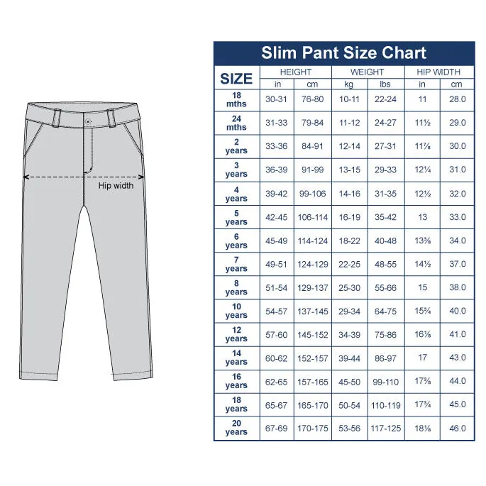 Sky Blue Slim Fit Pants