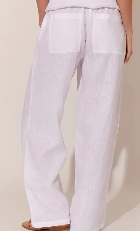 Stevie Linen Pant white