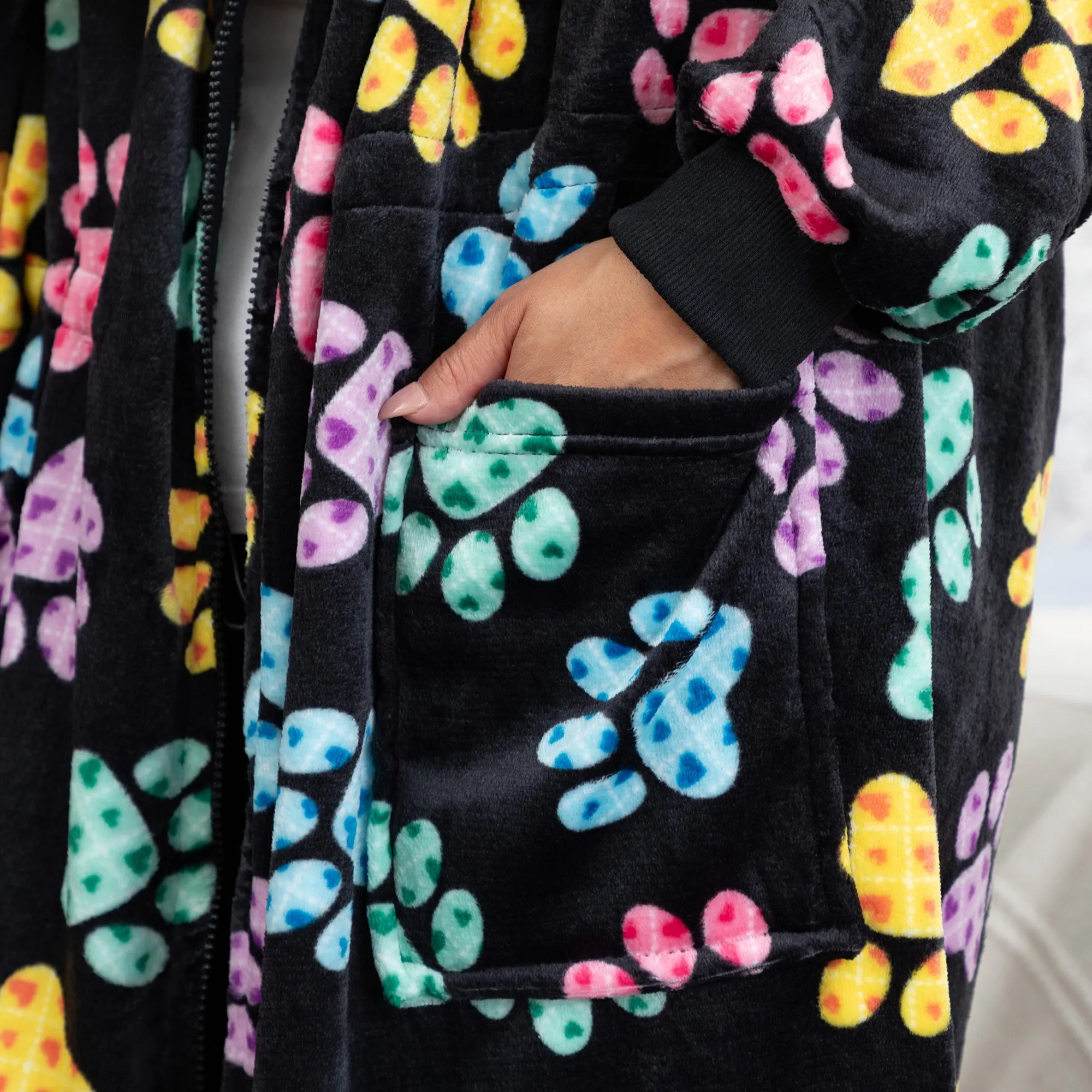 Super Cozy&trade; Premium Full Zip Oversized Blanket Hoodie