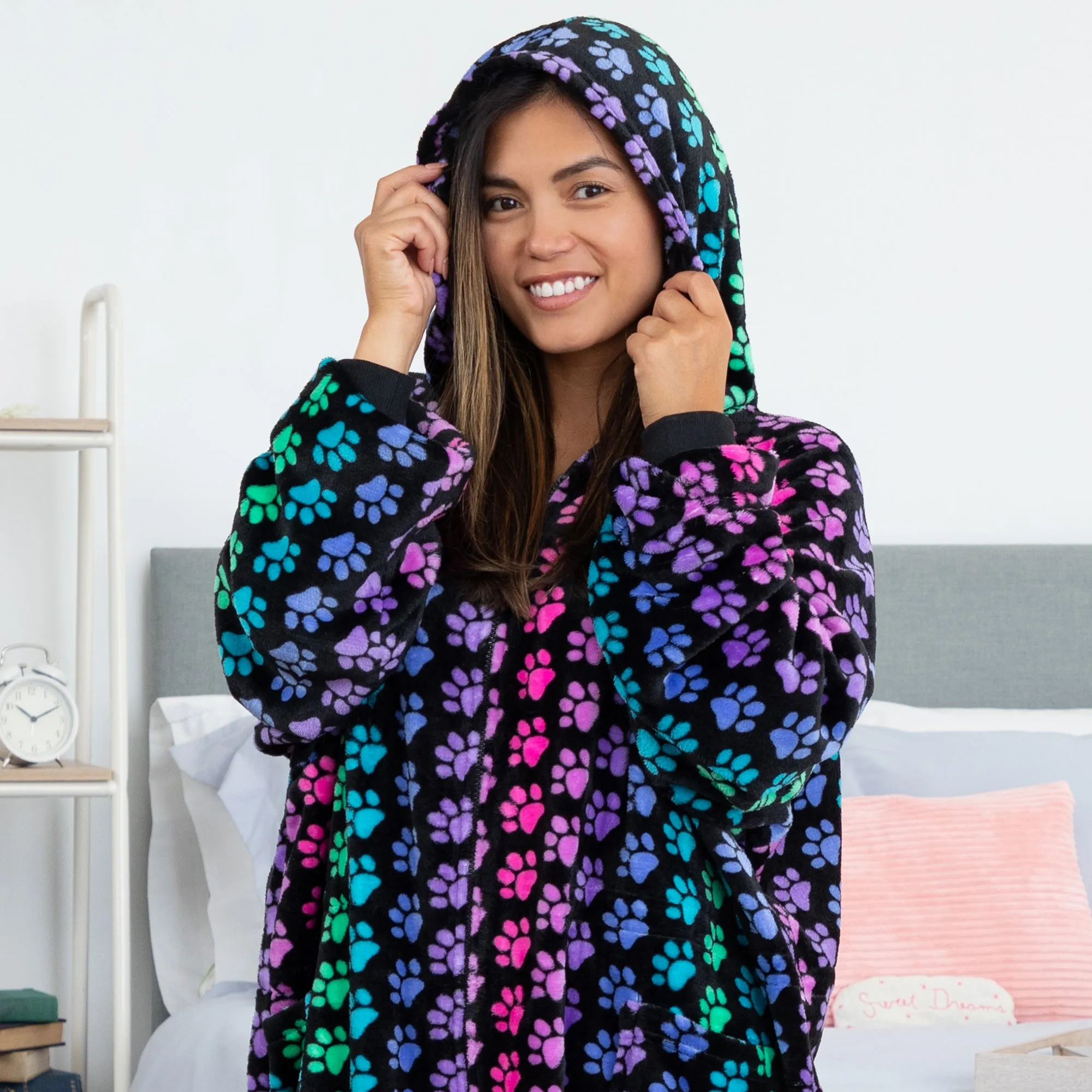 Super Cozy&trade; Premium Full Zip Oversized Blanket Hoodie