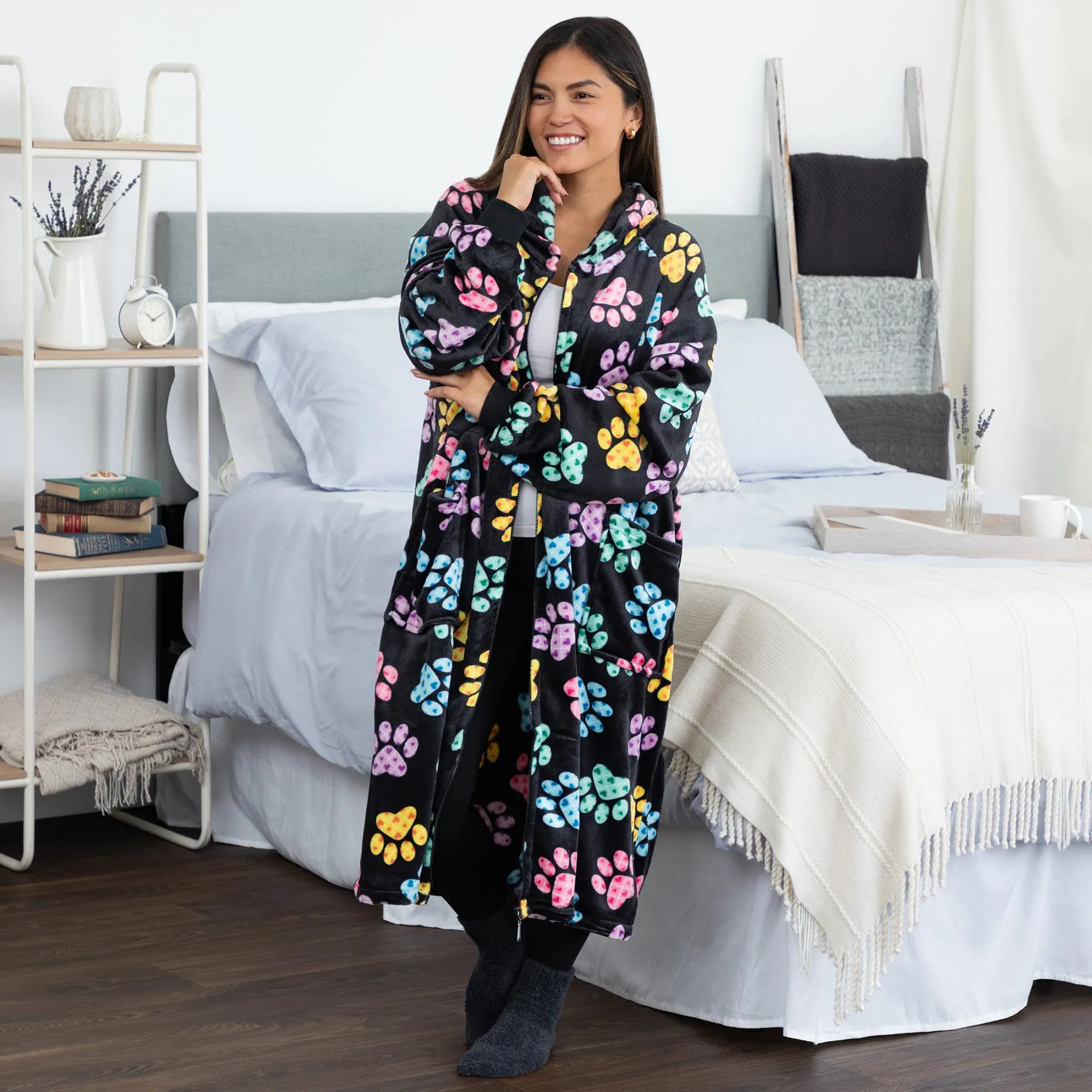 Super Cozy&trade; Premium Full Zip Oversized Blanket Hoodie