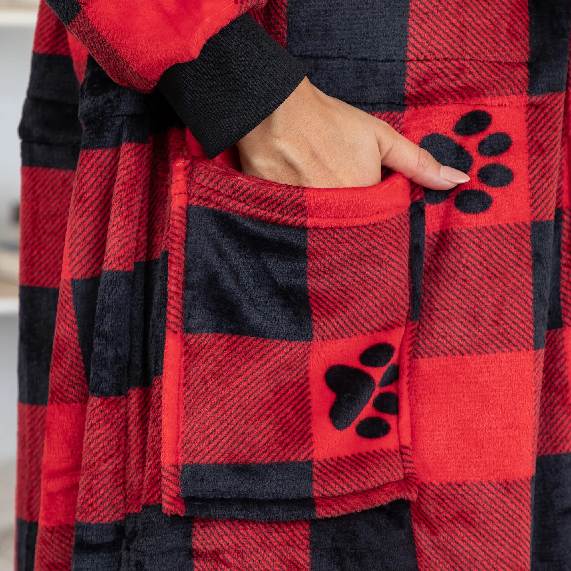 Super Cozy&trade; Premium Full Zip Oversized Blanket Hoodie