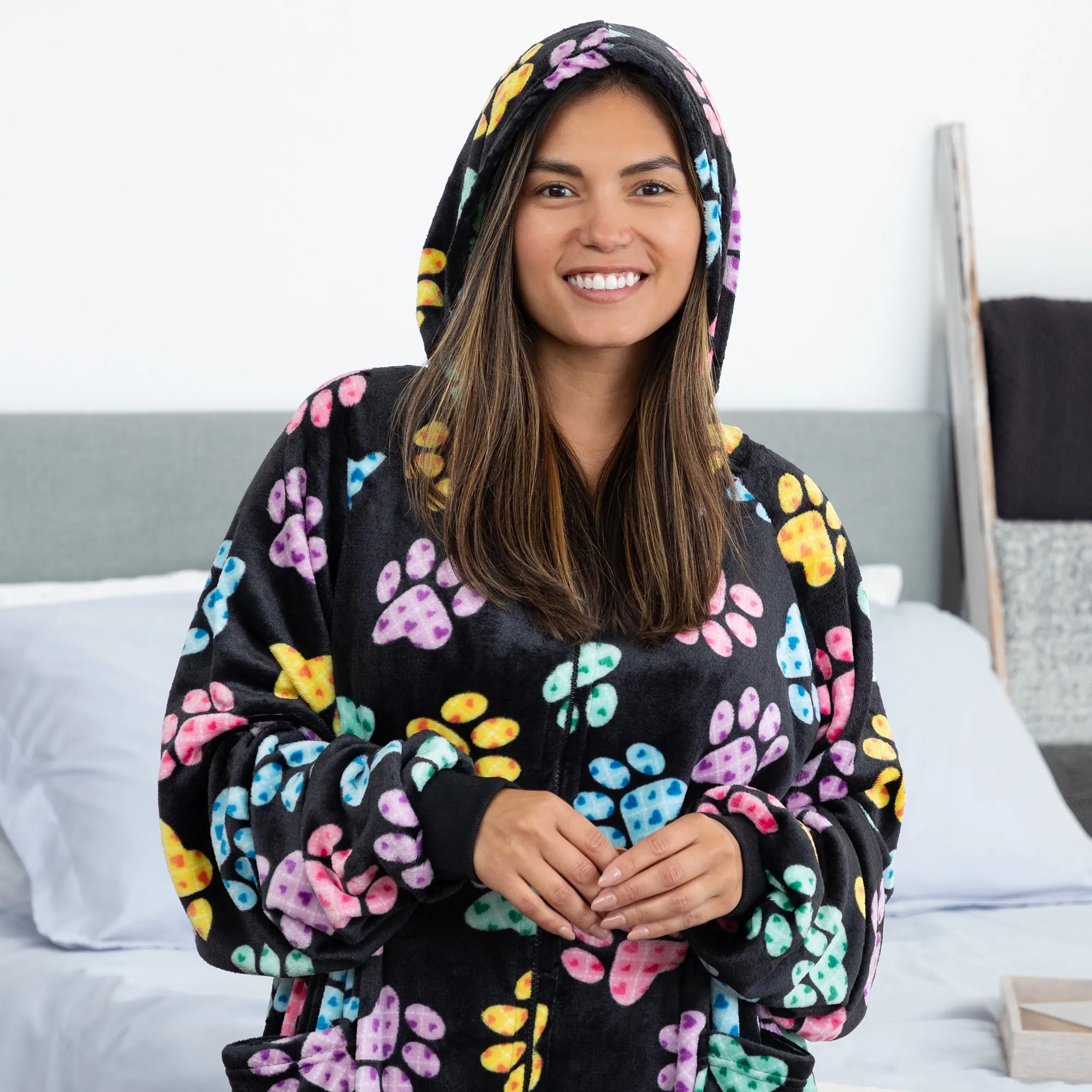Super Cozy&trade; Premium Full Zip Oversized Blanket Hoodie
