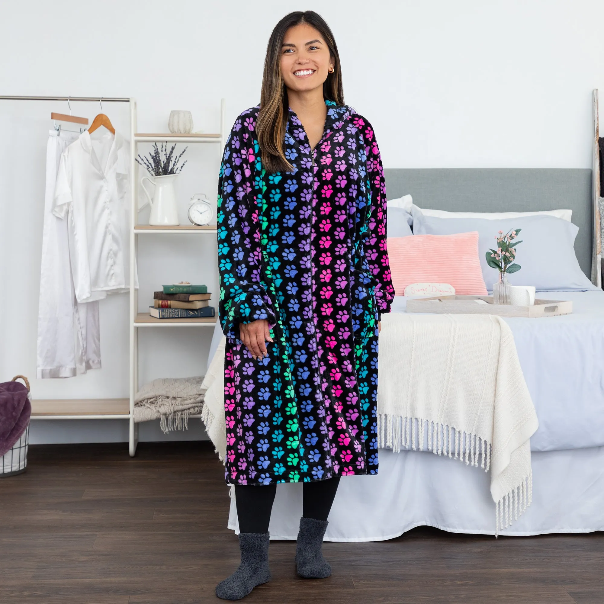 Super Cozy&trade; Premium Full Zip Oversized Blanket Hoodie