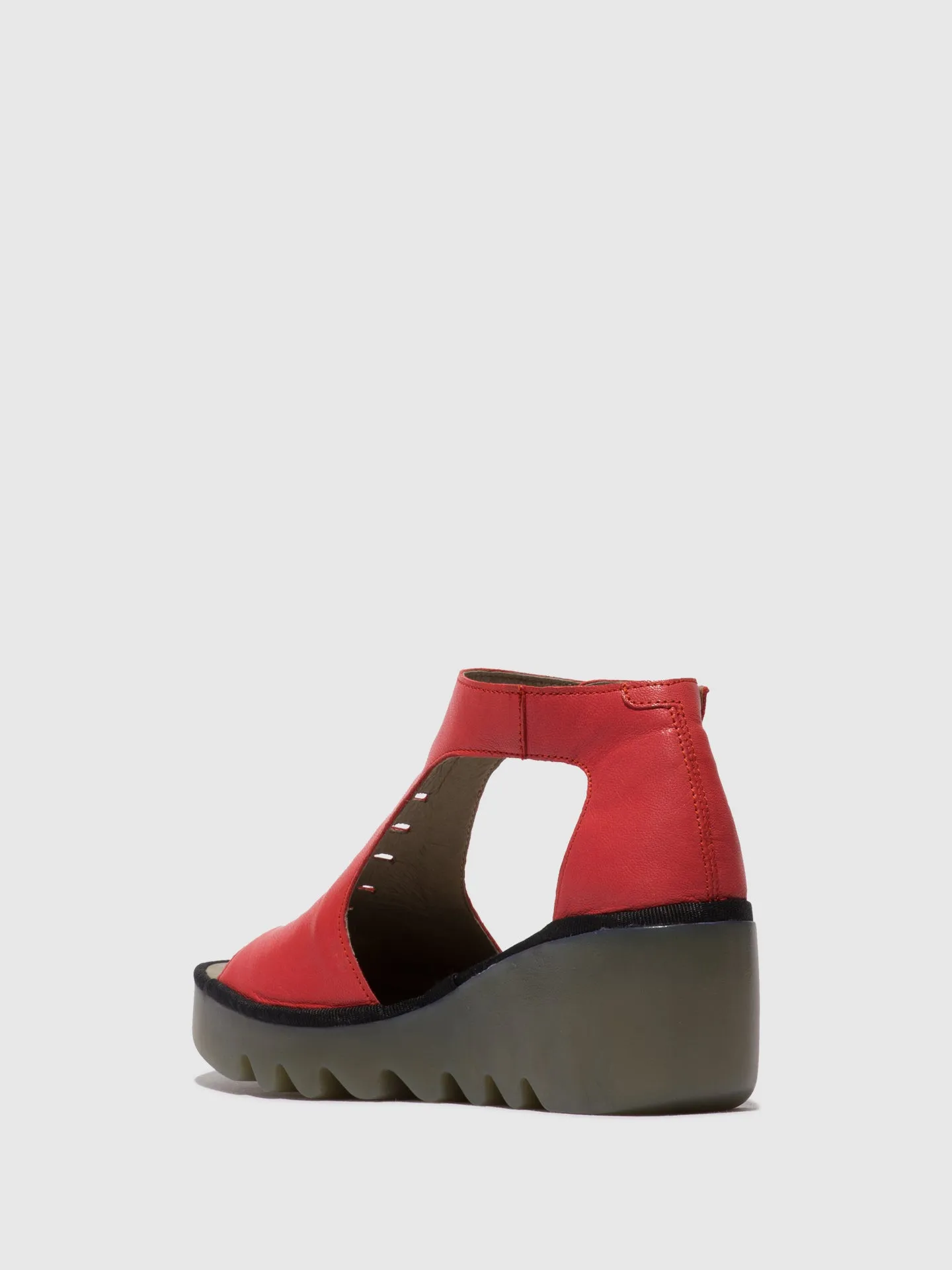 T-Strap Sandals BEZO306FLY RASPBERRY