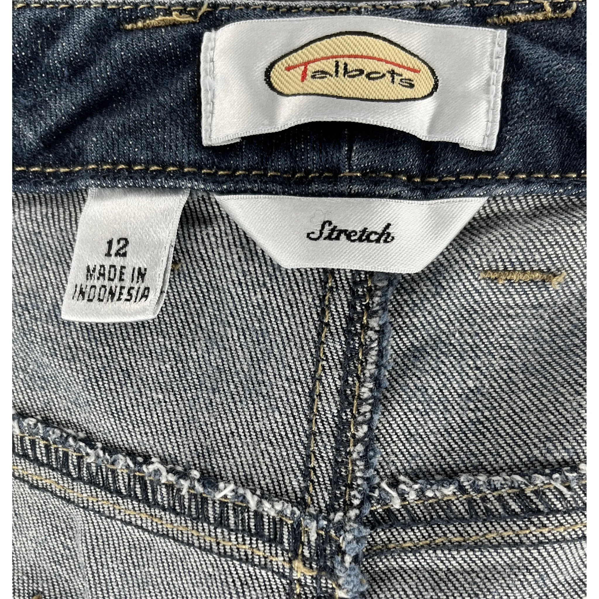Talbots Denim Jeans Dark Blue Size 12 SKU 000423-9